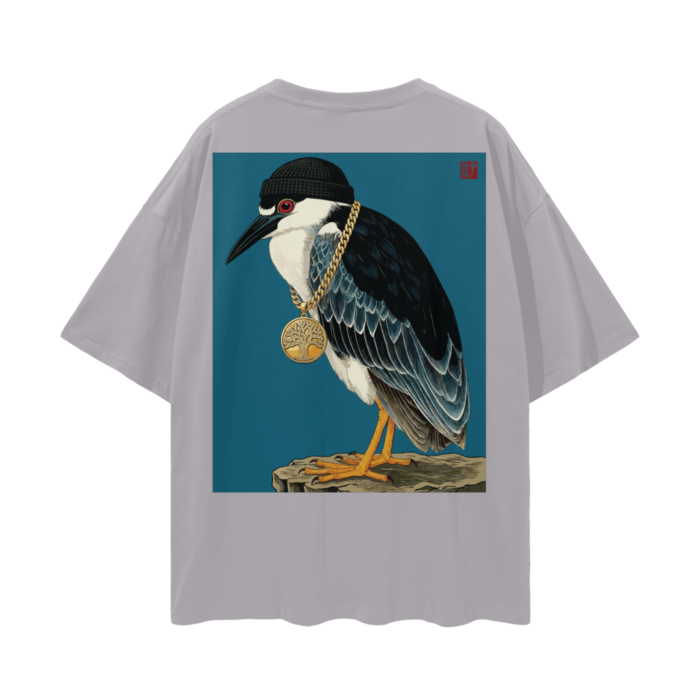 Beanie Night Heron Print