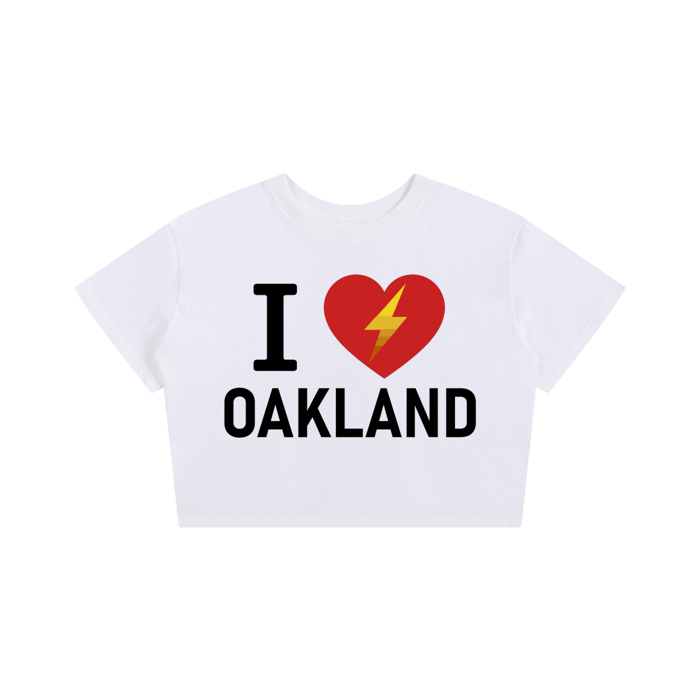 I Love Oakland Relaxed Crop Top
