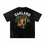 Vintage Washed Oakland Tiger Black