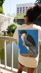 Beanie Night Heron Print