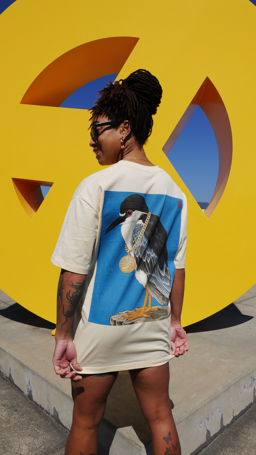Beanie Night Heron Print