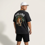 Vintage Washed Oakland Tiger Black
